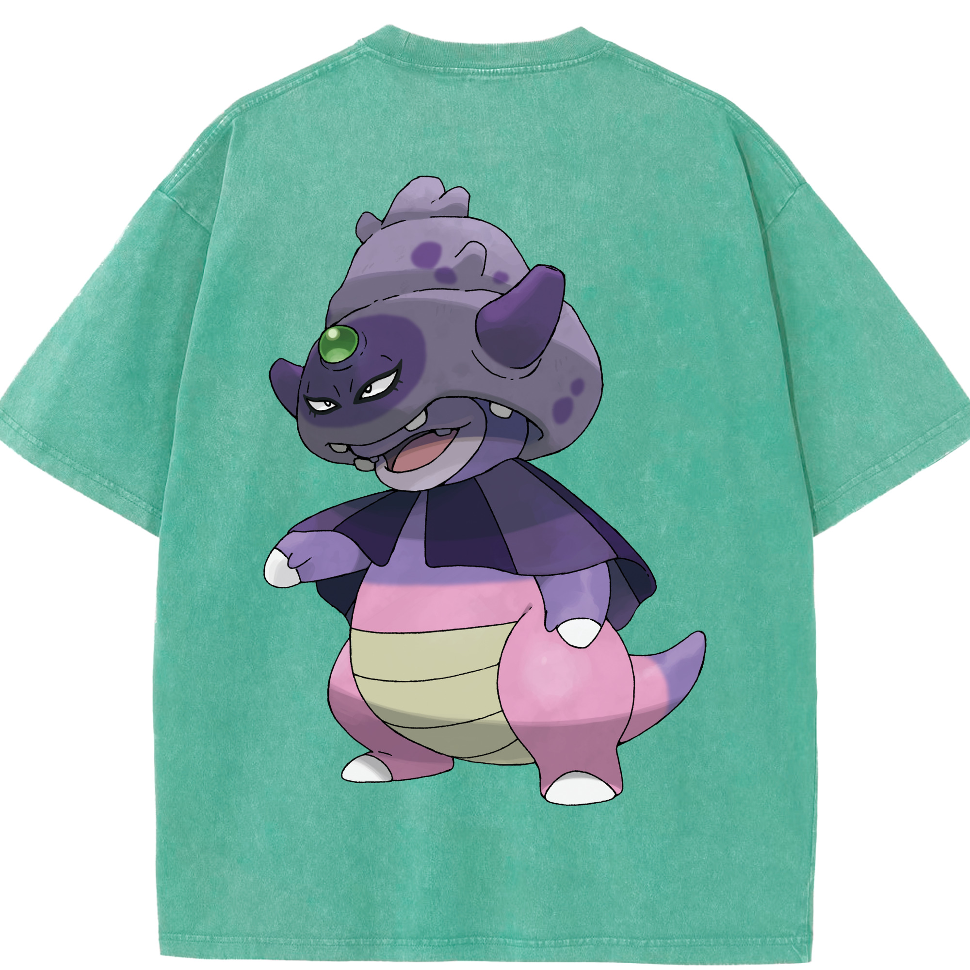 （画像用） ポケットモンスター Pokémon 綿100% ヴィンテージ風 半袖Tシャツ（背面プリント）